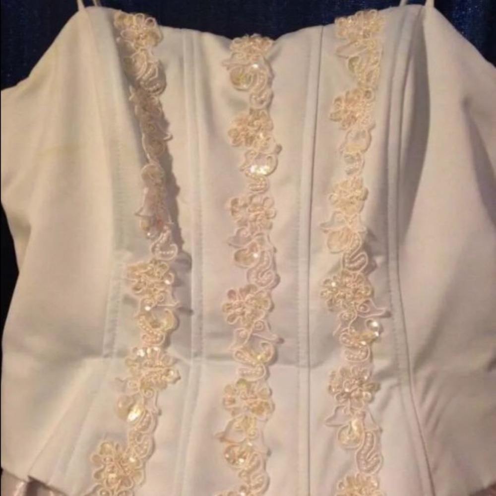 Prom elegant baby blue juniors dress size 7/8